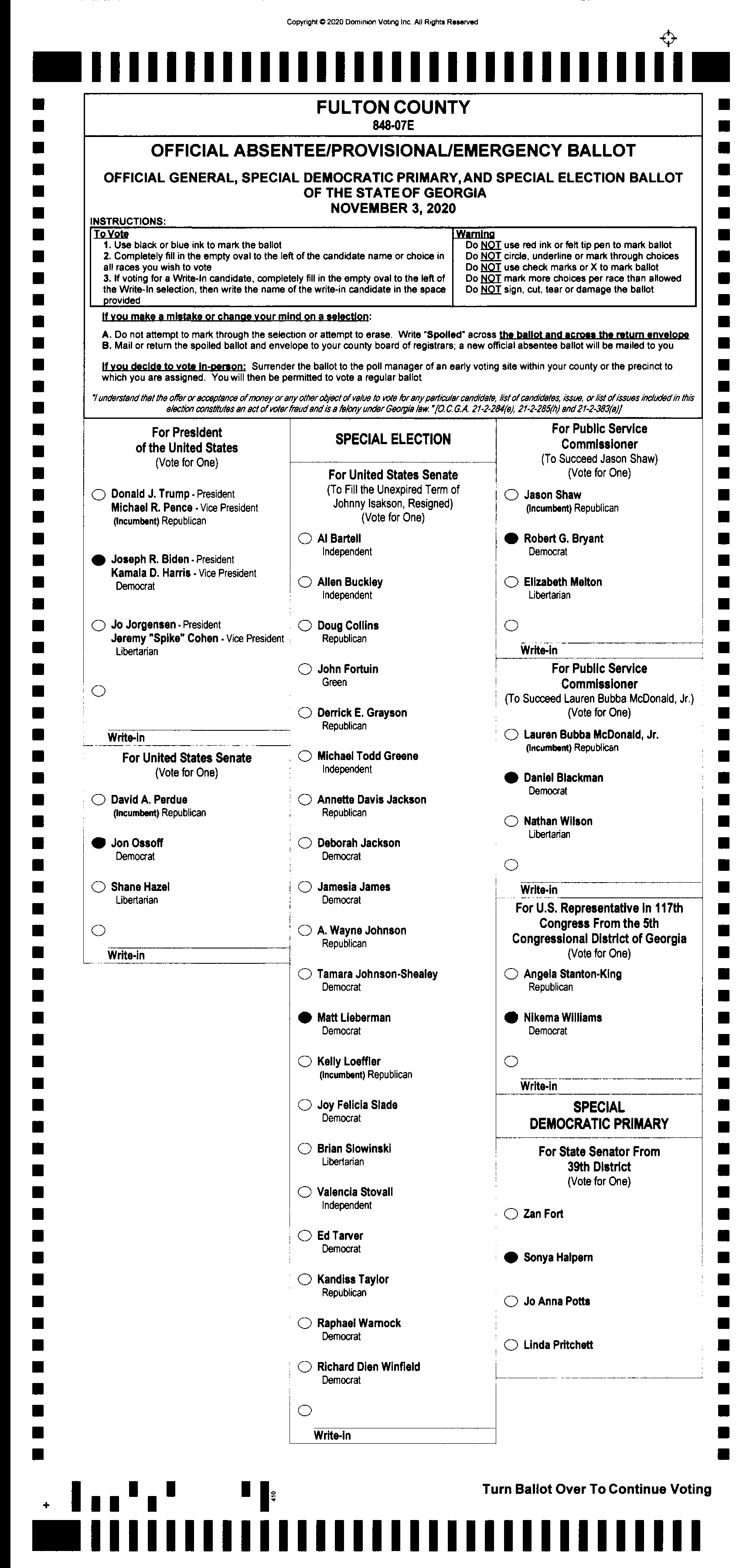 Source Ballot